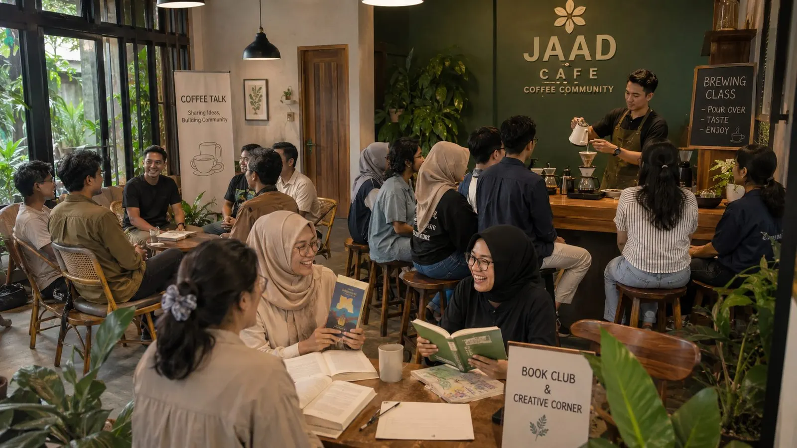 Beragam program komunitas berlangsung bersamaan
